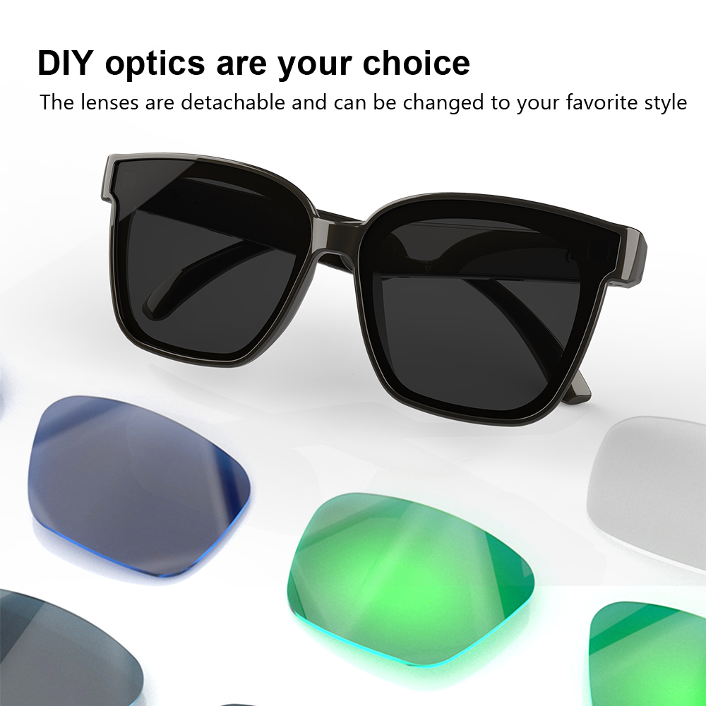 Smart Bluetooth Glasses Directional External Bluetooth Glasses Headset Trend Sunglasses