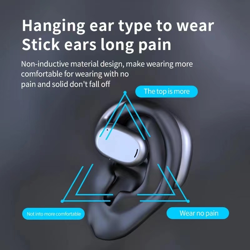 One factory  NEW Bone Conduction Music earhook type bluetooth earphones  Earbuds  Mic Sports Waterproof Earphone for iOS Android phones