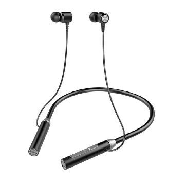 One factory  Super Bass Popular neck wireless sports Earphones neck Bluetooth 5.1 in ear Earphones for iOS Android phones Black