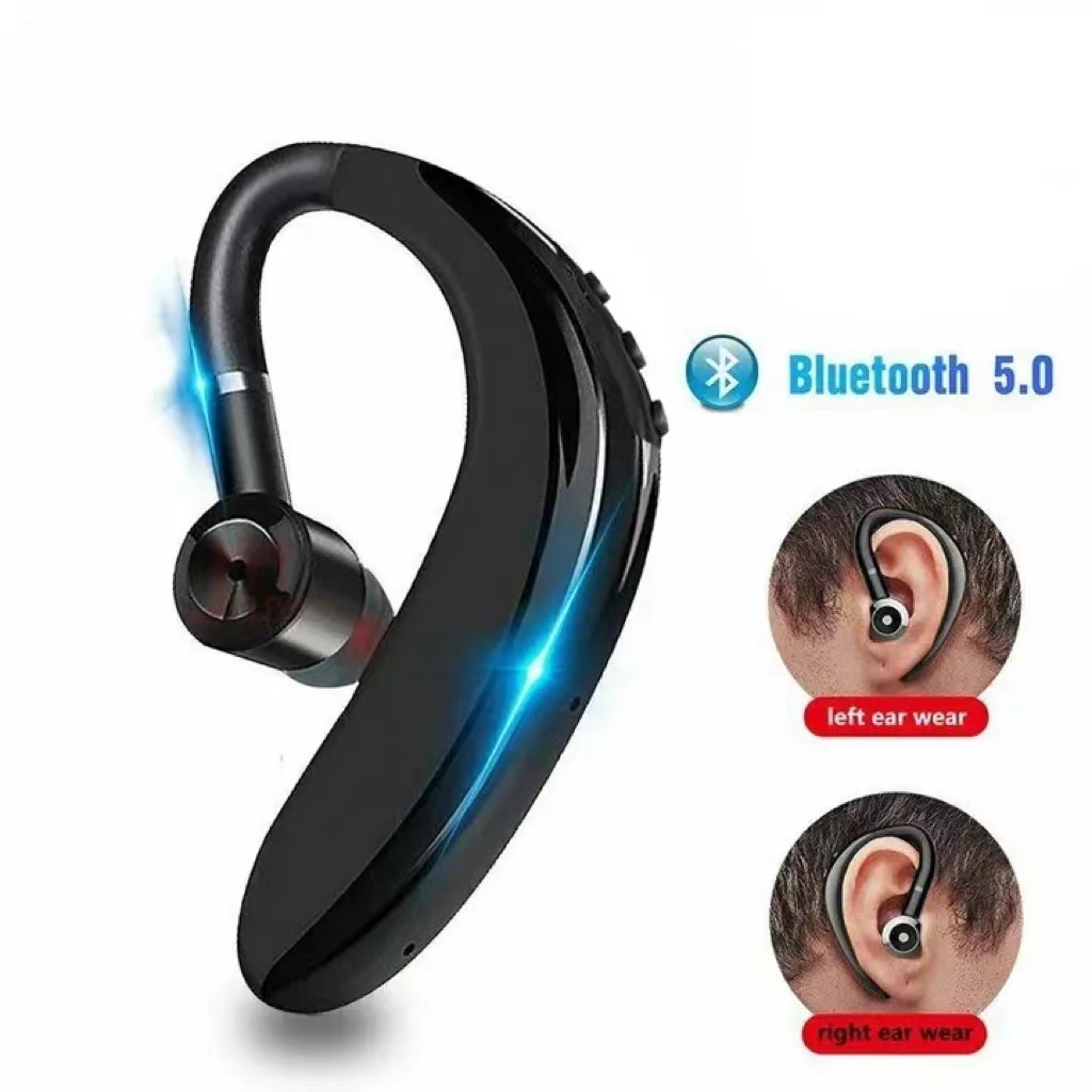 One factory  New wireless Bluetooth business earphone single ear hanging ultra long standby driving Bluetooth  Earphones for iOS Android phones