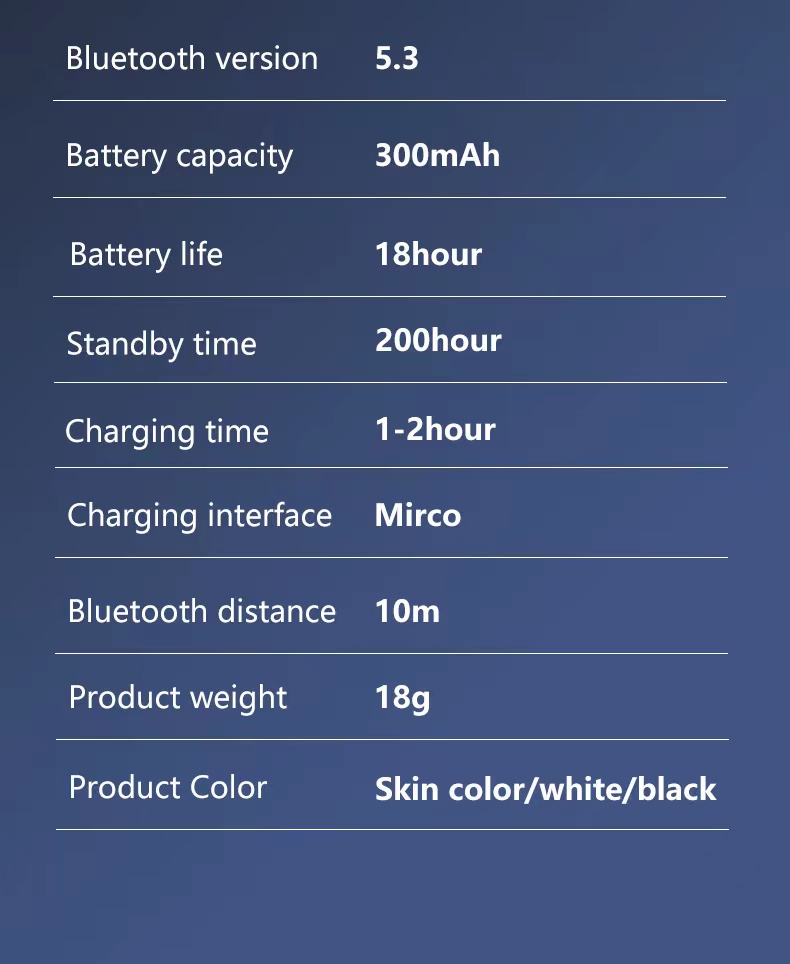 One factory  2023 New TWS Wireless Bluetooth 5.3 Bone Conduction Earphones Ear clip Ear Earring Design Touch Control LED Earbuds Sports Earphones