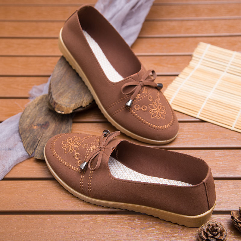 3 colors Women’s shoes women flat shoes low-top canvas shoes ladies clothes shoes Comfortable soft soled walking shoes breathable casual shoes mommy shoes
