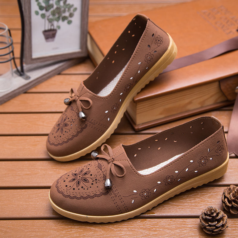 3 colors Women’s shoes women flat shoes low-top canvas shoes ladies clothes shoes Comfortable soft soled walking shoes breathable casual shoes mommy shoes