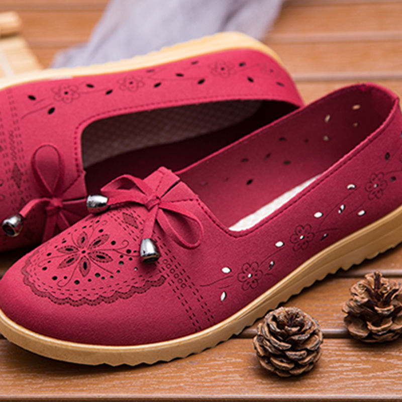 3 colors Women’s shoes women flat shoes low-top canvas shoes ladies clothes shoes Comfortable soft soled walking shoes breathable casual shoes mommy shoes