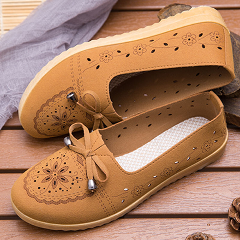 3 colors Women’s shoes women flat shoes low-top canvas shoes ladies clothes shoes Comfortable soft soled walking shoes breathable casual shoes mommy shoes