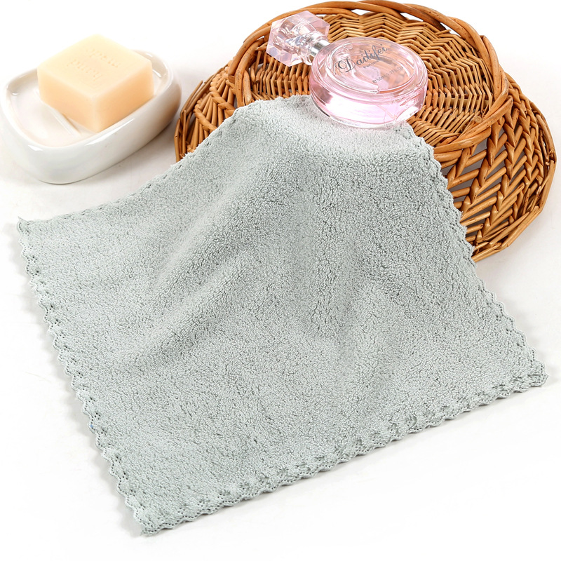 5 pcs High Quality Washcloth Baby Towel Hand Towel Five Colors/ 26cmX26cm