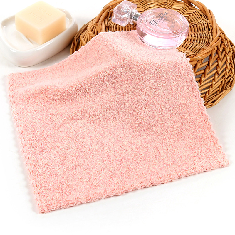 5 pcs High Quality Washcloth Baby Towel Hand Towel Five Colors/ 26cmX26cm