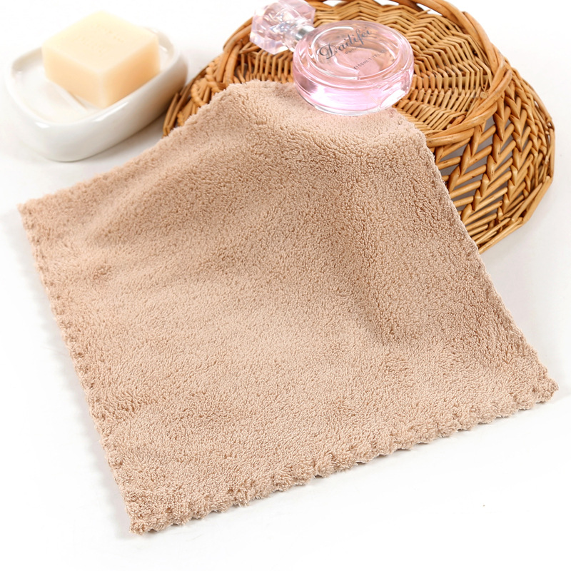 5 pcs High Quality Washcloth Baby Towel Hand Towel Five Colors/ 26cmX26cm