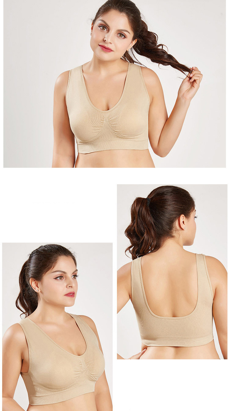 Plus Size Bras For Women Seamless Bra With Pads 5XL 6XL Bralette Push Up Brassiere Bra Vest Wireless