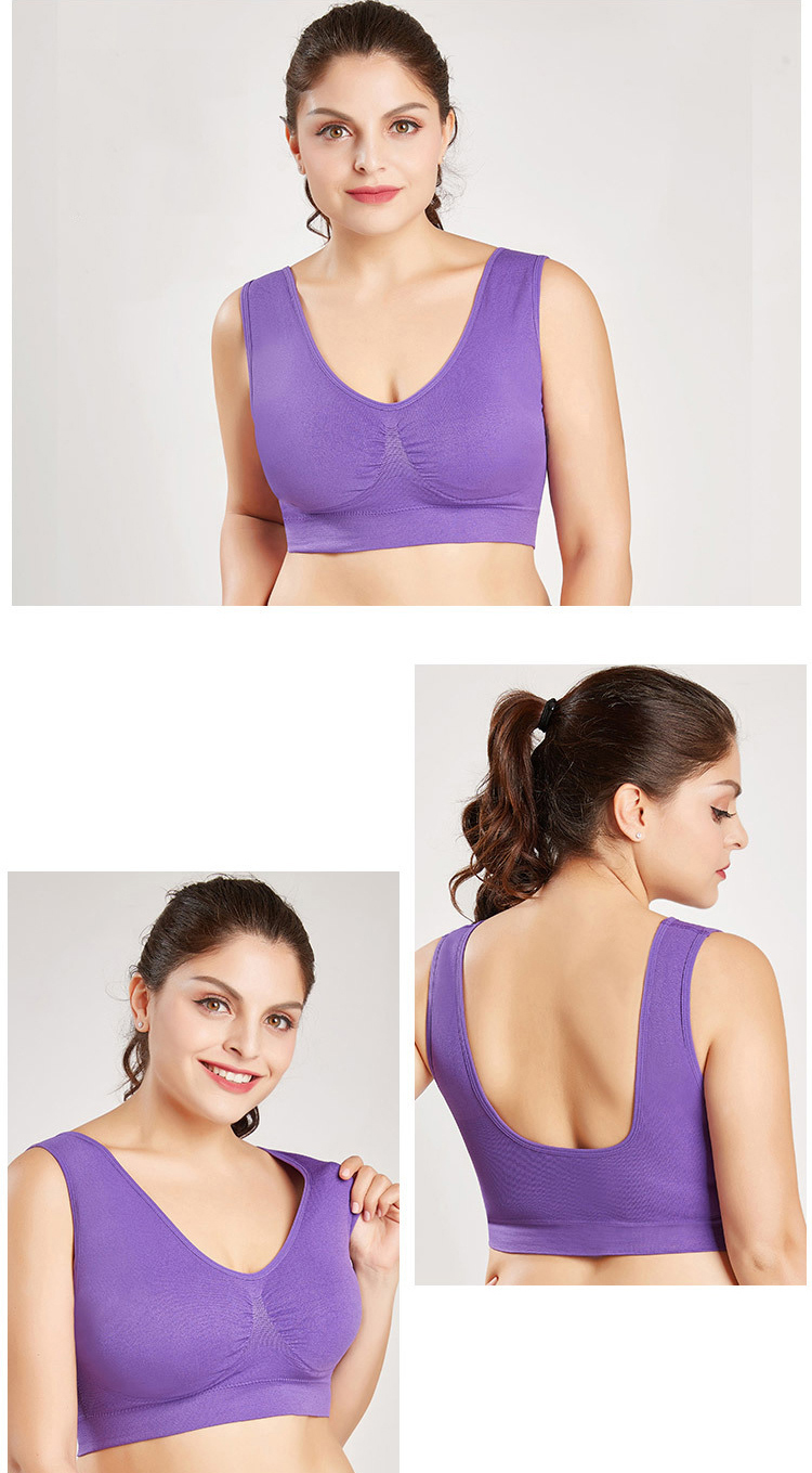 Plus Size Bras For Women Seamless Bra With Pads 5XL 6XL Bralette Push Up Brassiere Bra Vest Wireless