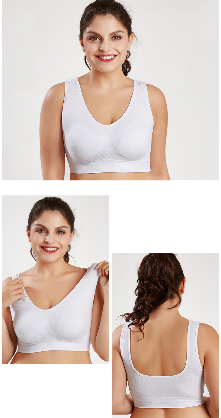 Plus Size Bras For Women Seamless Bra With Pads 5XL 6XL Bralette Push Up Brassiere Bra Vest Wireless