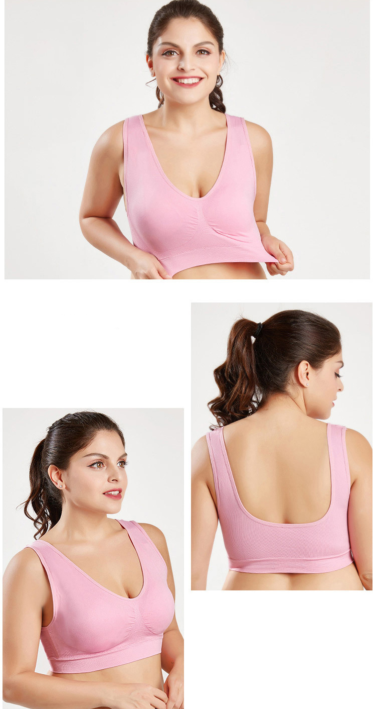 Plus Size Bras For Women Seamless Bra With Pads 5XL 6XL Bralette Push Up Brassiere Bra Vest Wireless