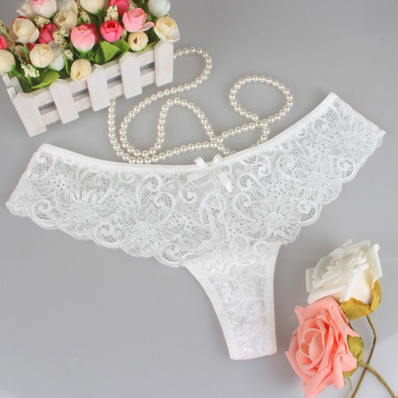 6 pcs Hot Sale Sexy T-back Panties Women Underwears Woman Seamless Lace Mini Briefs Female Lingerie