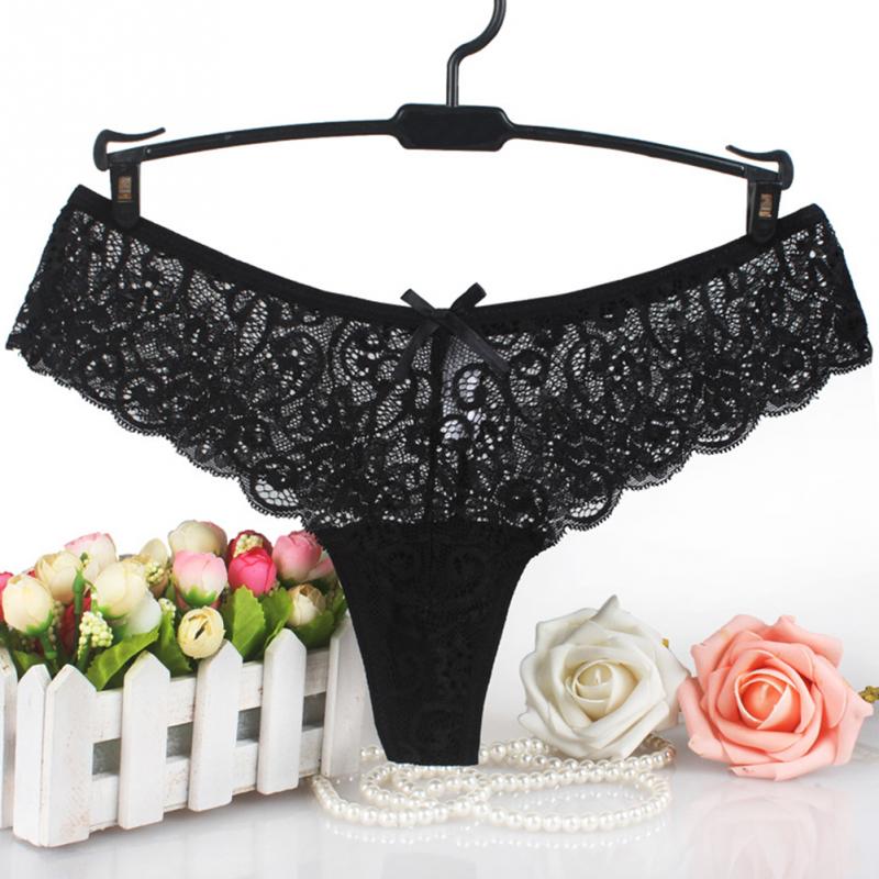 6 pcs Hot Sale Sexy T-back Panties Women Underwears Woman Seamless Lace Mini Briefs Female Lingerie