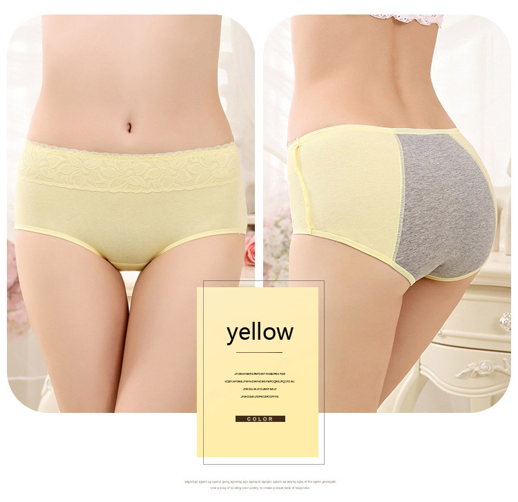 5pcs Women Physiological Panties Leak Proof Menstrual Women Underwear Period Panties Cotton Brief