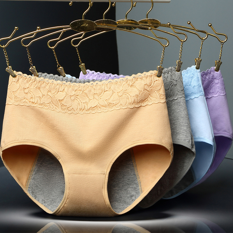 5pcs Women Physiological Panties Leak Proof Menstrual Women Underwear Period Panties Cotton Brief