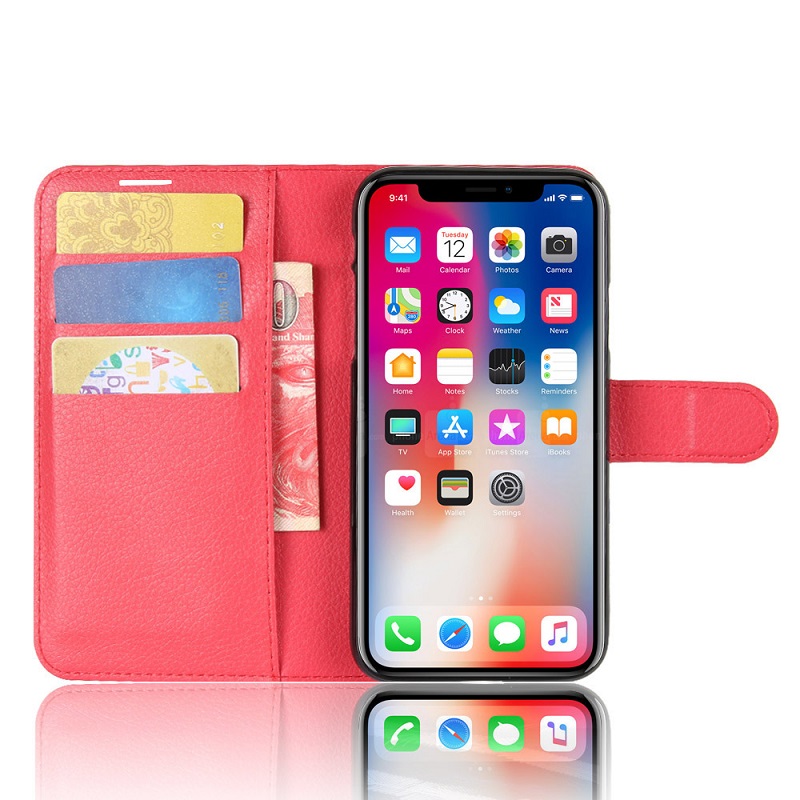 Leather Flip Wallet Cover Case for Iphone 4/4s 5/5s 6/6s 6/6s plus 7 7plus 8 8plus x/xs xr xs max