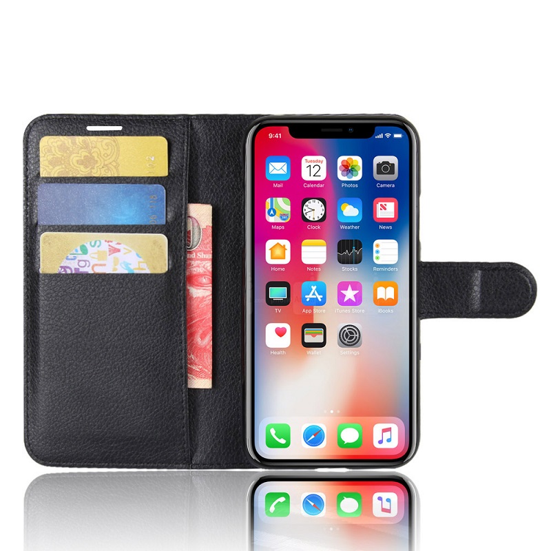 Leather Flip Wallet Cover Case for Iphone 4/4s 5/5s 6/6s 6/6s plus 7 7plus 8 8plus x/xs xr xs max