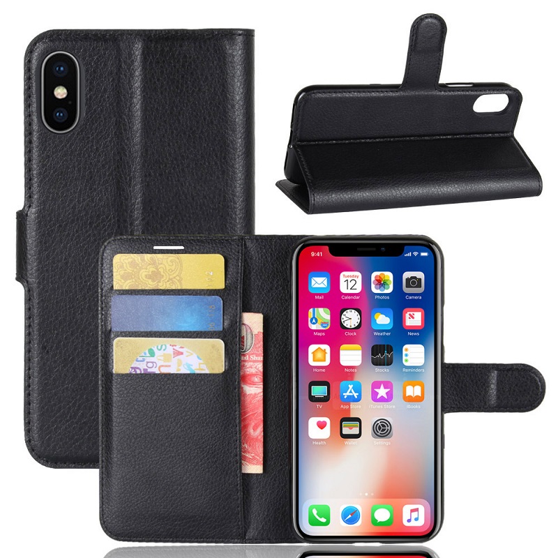 Leather Flip Wallet Cover Case for Iphone 4/4s 5/5s 6/6s 6/6s plus 7 7plus 8 8plus x/xs xr xs max