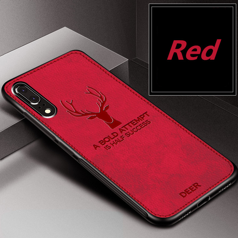 Cloth Deer Soft Case For Huawei series Y9 2019 P20 P30 pro P10  Mate20 Honor series Phone Cover Case