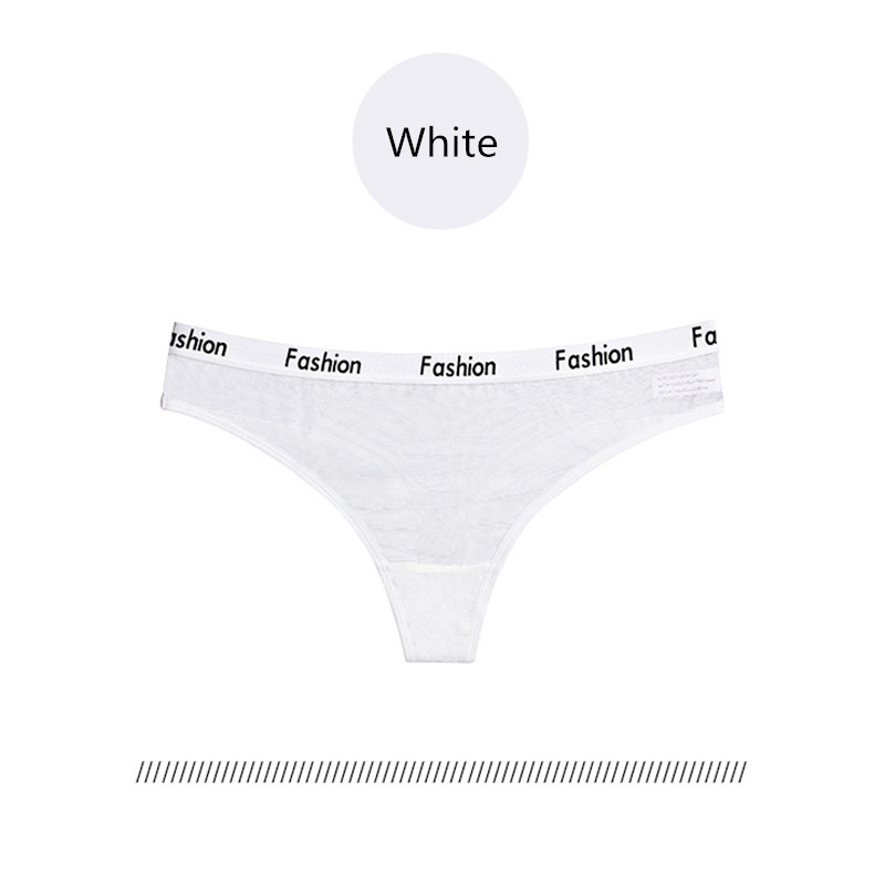 7pcs Sexy Women Ladies Cotton Mesh Panties Thongs lingerie Low-Rise Underwear Seamless Briefs T-back