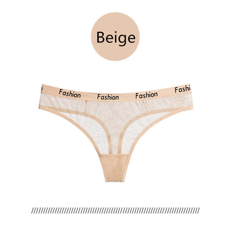 7pcs Sexy Women Ladies Cotton Mesh Panties Thongs lingerie Low-Rise Underwear Seamless Briefs T-back