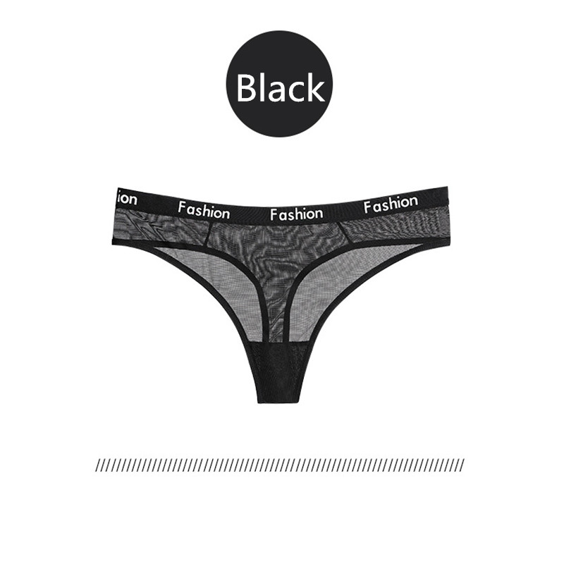 7pcs Sexy Women Ladies Cotton Mesh Panties Thongs lingerie Low-Rise Underwear Seamless Briefs T-back