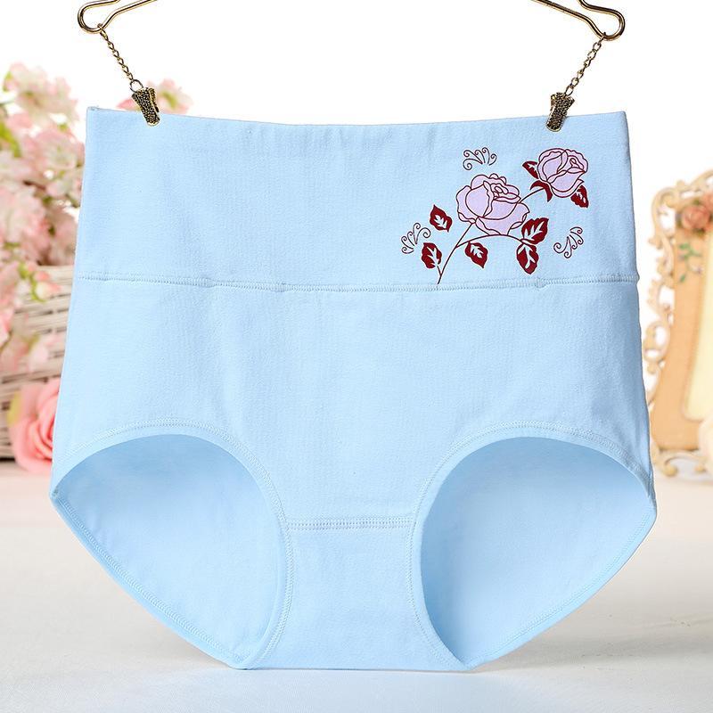 5pcs of Women cotton panties high waist briefs lingerie large pants sexy panties maternity briefs