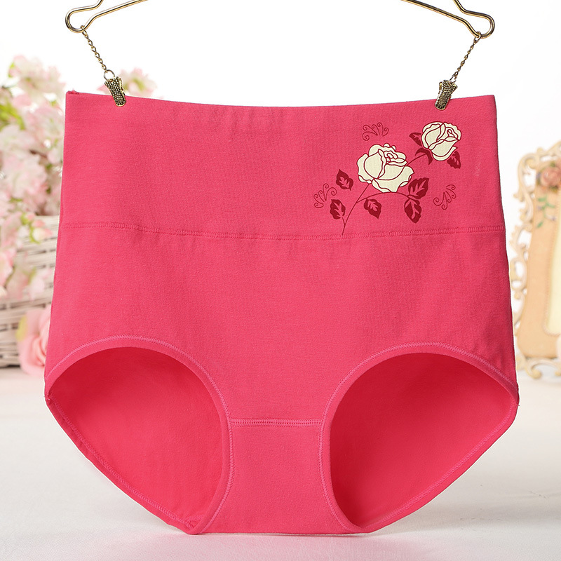 5pcs of Women cotton panties high waist briefs lingerie large pants sexy panties maternity briefs