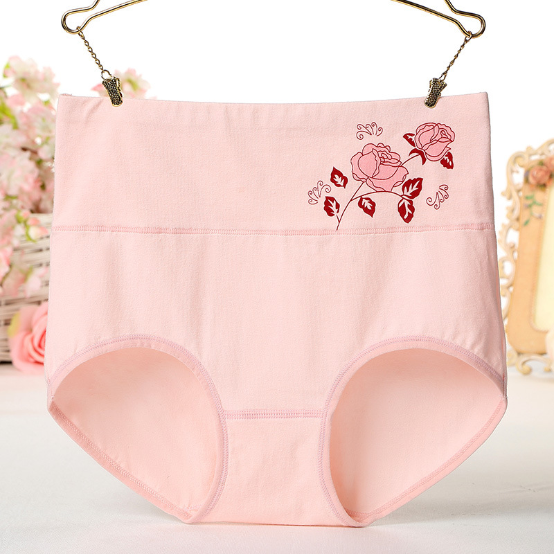 5pcs of Women cotton panties high waist briefs lingerie large pants sexy panties maternity briefs
