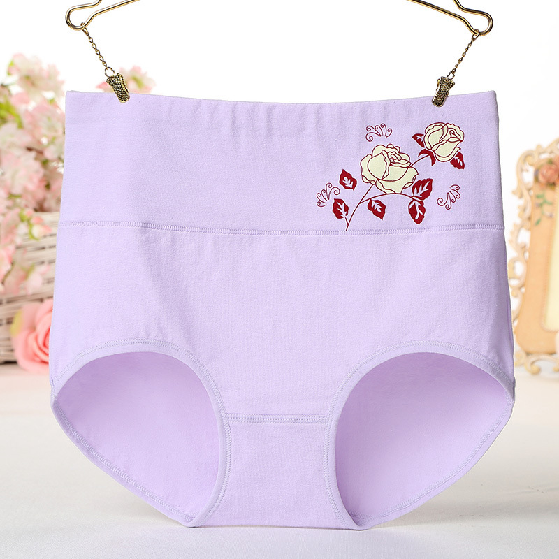 5pcs of Women cotton panties high waist briefs lingerie large pants sexy panties maternity briefs