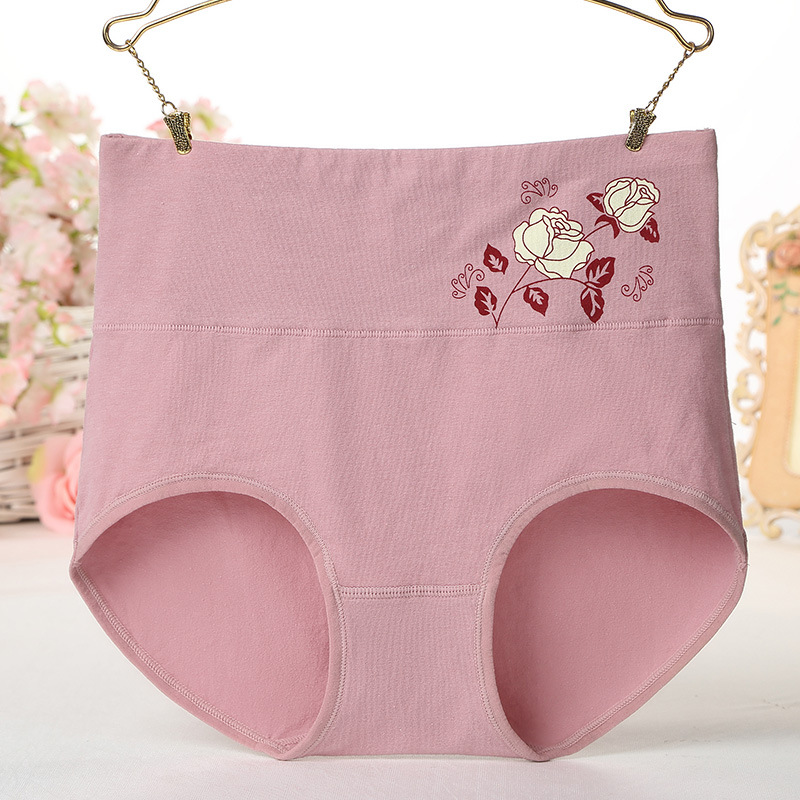 5pcs of Women cotton panties high waist briefs lingerie large pants sexy panties maternity briefs