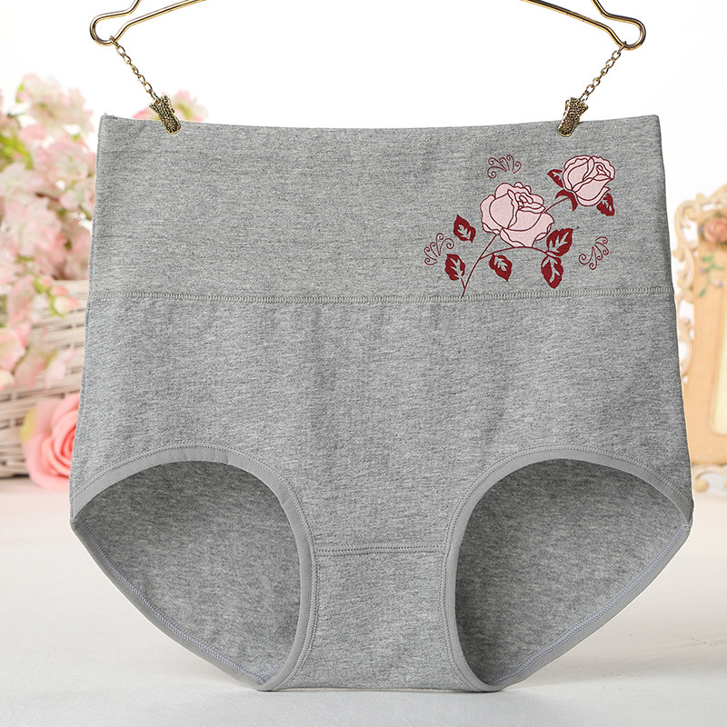 5pcs of Women cotton panties high waist briefs lingerie large pants sexy panties maternity briefs