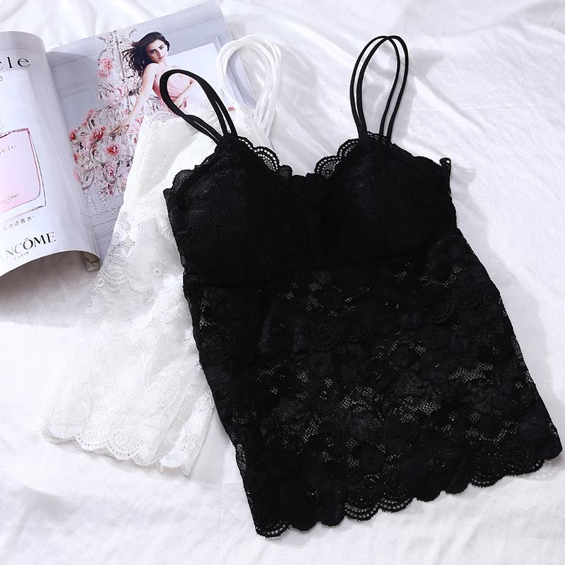 Plus Size(40-80KG)  Seamless Underwear Camisole Padded Bralette Push Up Bra For Women High Quality Bralette