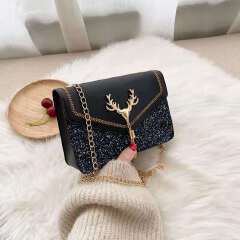 Women handbags fashion small square bag frosted tassel chain phone sling bags shoulder mini lady handbags