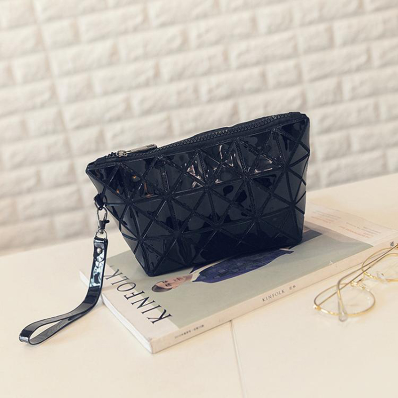 2021 Newest Geometric Wristlet Purse Clutch Cosmetic Bag Flexible folding female bag Fashione  bags
