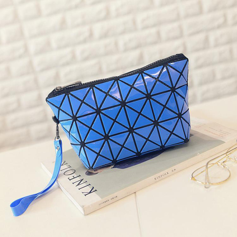 2021 Newest Geometric Wristlet Purse Clutch Cosmetic Bag Flexible folding female bag Fashione  bags