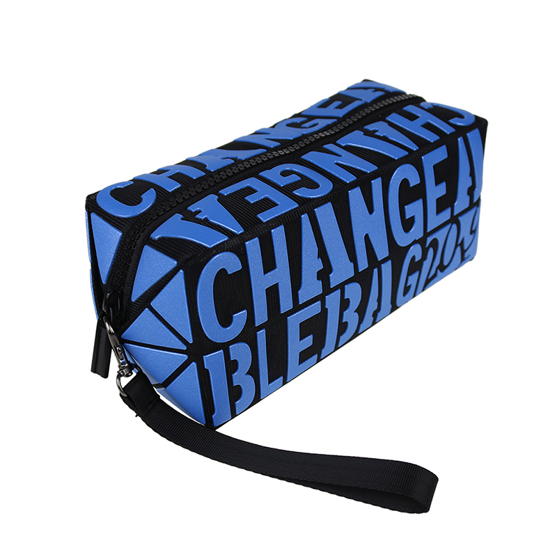 Hot Sales Fashion Women&apos;s bags letter Geometric Wristlet Purse Flexible folding female bag
