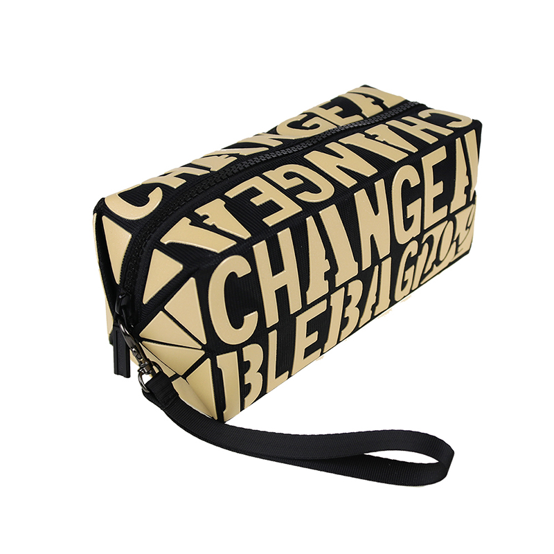Hot Sales Fashion Women&apos;s bags letter Geometric Wristlet Purse Flexible folding female bag