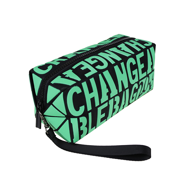 Hot Sales Fashion Women&apos;s bags letter Geometric Wristlet Purse Flexible folding female bag