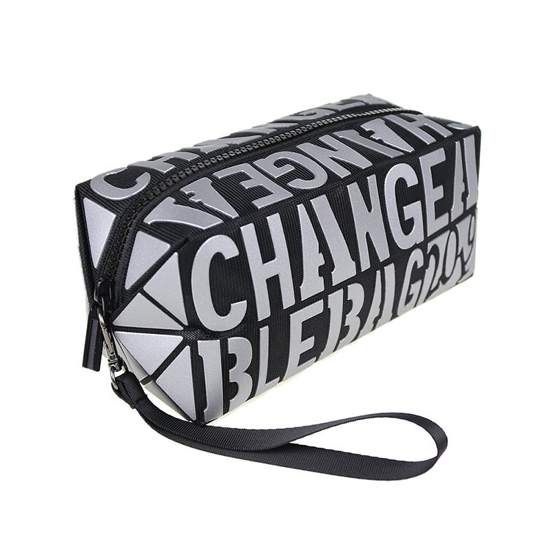 Hot Sales Fashion Women&apos;s bags letter Geometric Wristlet Purse Flexible folding female bag