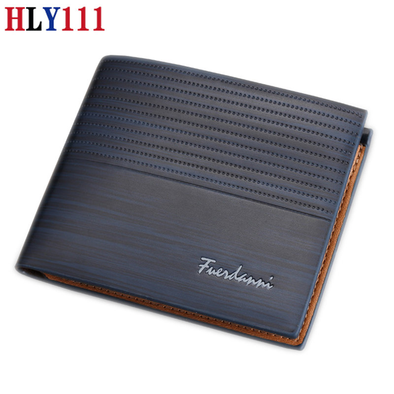 New style men&apos;s short wallet Valentine&apos;s Gift High Quality wallet large capacity embossed wallet