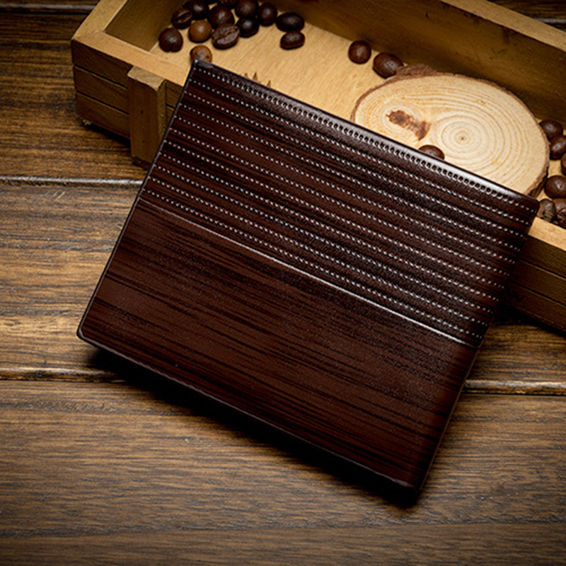 New style men&apos;s short wallet Valentine&apos;s Gift High Quality wallet large capacity embossed wallet