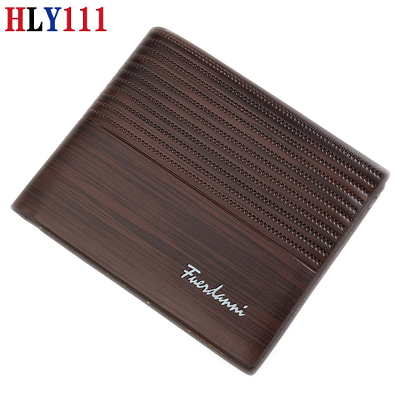 New style men&apos;s short wallet Valentine&apos;s Gift High Quality wallet large capacity embossed wallet