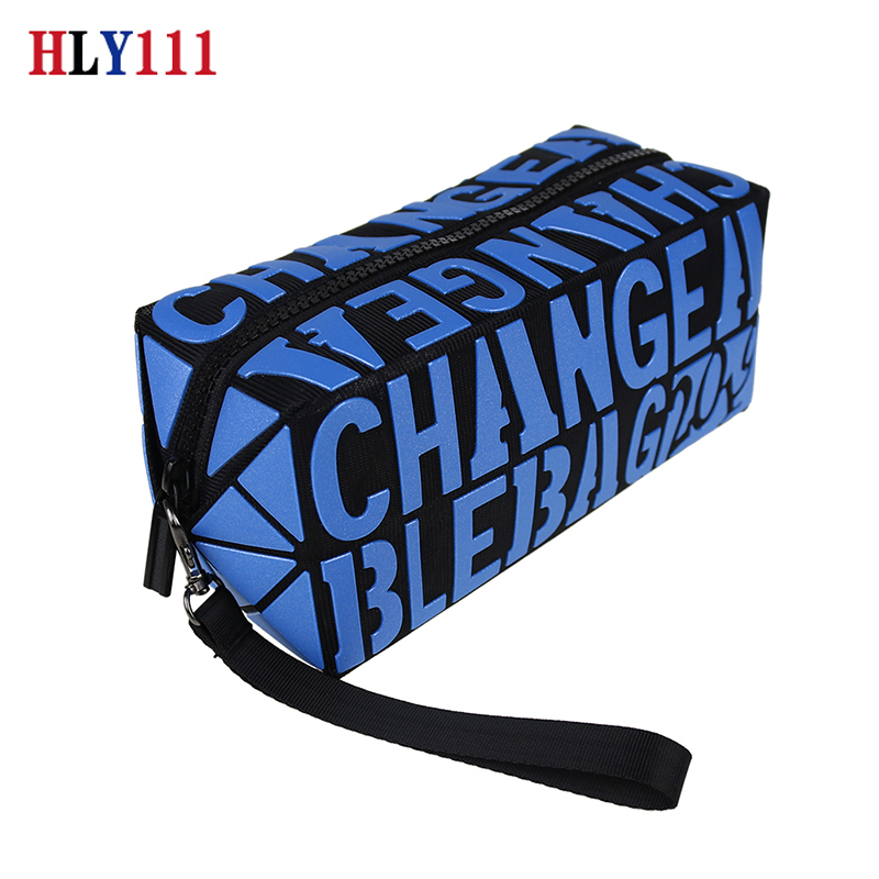 Hot Sales Fashion Women&apos;s bags letter Geometric Wristlet Purse Flexible folding female bag