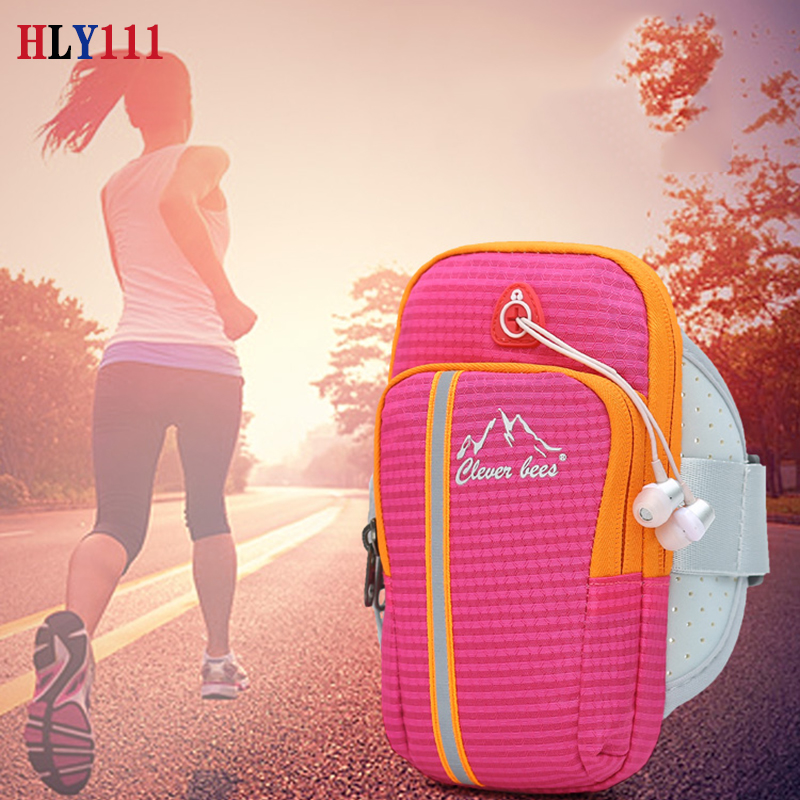 Universal Running Armband, Multifunctional Outdoor Sports Armband Sweatproof Armbag Casual Arm Packa