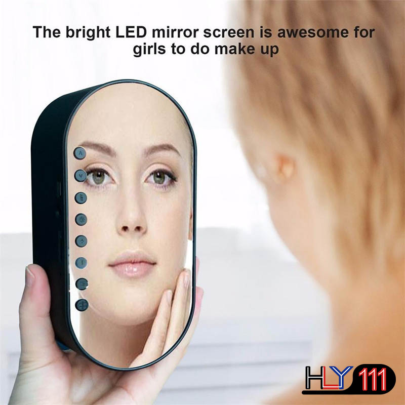 LED Alarm Clock Radio Home Bedroom Digital Clock Wireless Bluetooth Speakers Support Dual Alarm