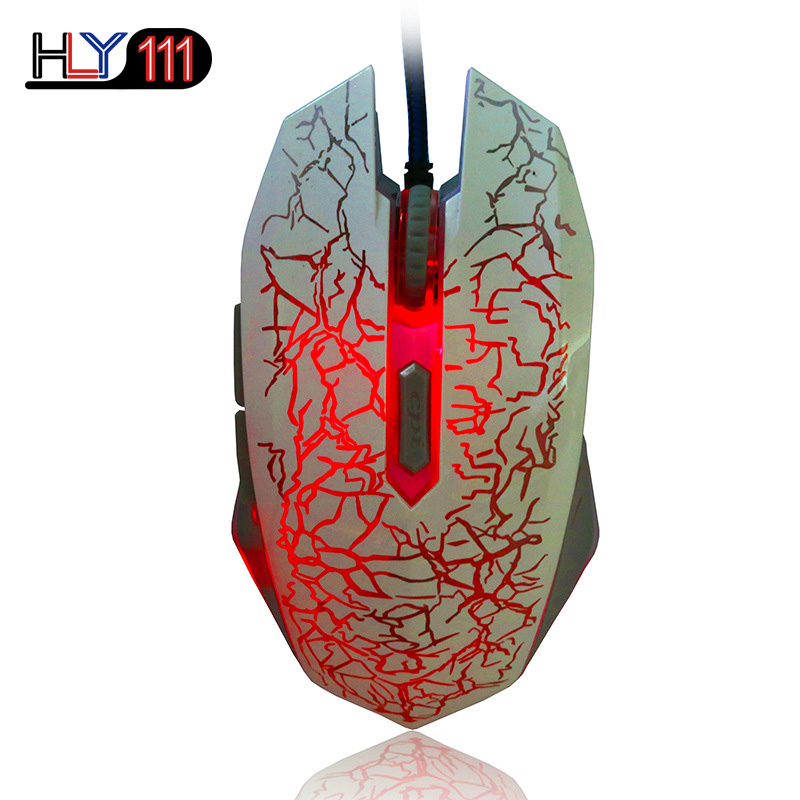 Professional Colorful Backlight Optical Wired Gaming Mouse Mice 6 Buttons USB Wired Luminous Mouse