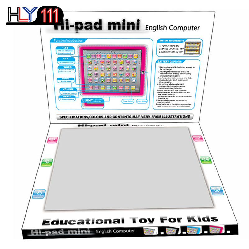 Language Learning Machine Alphabet Tablet Educational Toy for Kid Electronic Touch Tablet Computer