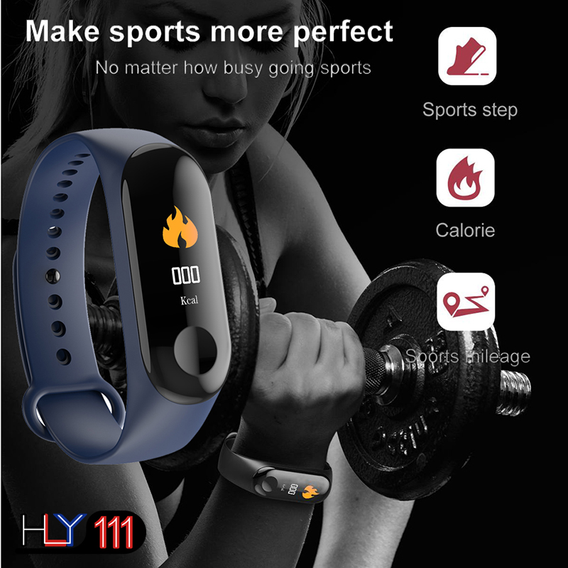 Sports Watches Smart Bracelet Wristband Blood Pressure Heart Rate Monitor Pedometer Women&apos;s Watches